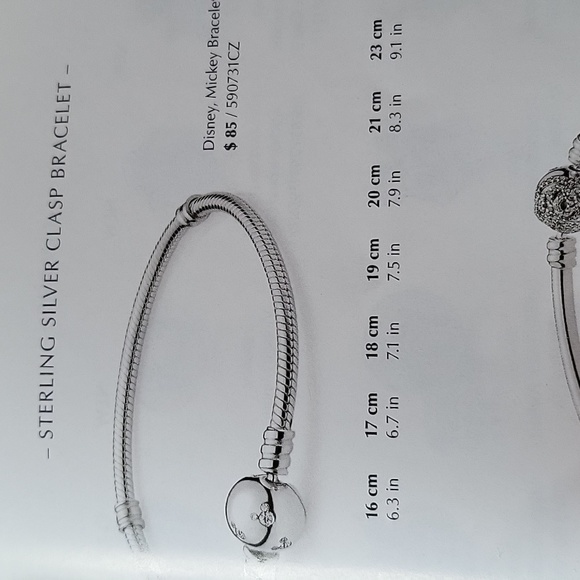 3 Pandora Bracelet Bundle Size 6.7 in/ 17 cm - Picture 4 of 14
